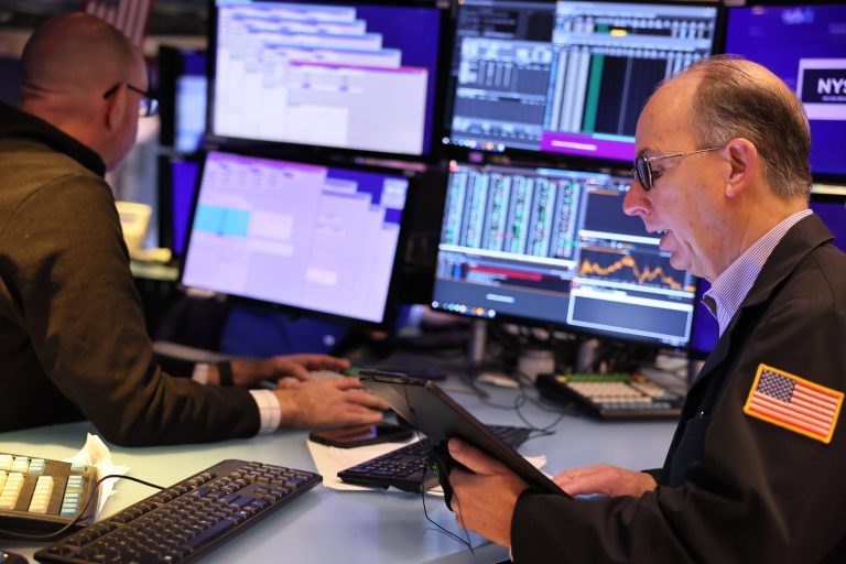 Treasury yields were mixed as investors weighed the inflation outlook